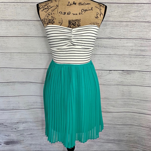 Roxy | One Day Soon Strapless Summer Dress SZ S - Picture 6 of 8